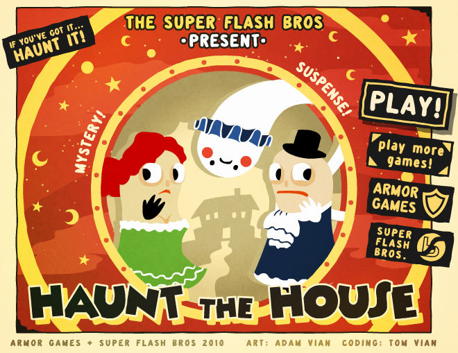 Haunt the house title screen